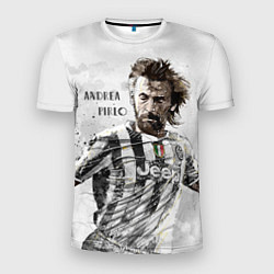 Футболка спортивная мужская Andrea Pirlo, цвет: 3D-принт