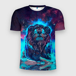 Футболка спортивная мужская СИЯЮЩИЙ ЛЕВ, цвет: 3D-принт