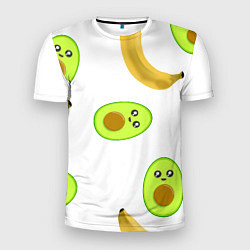 Мужская спорт-футболка Банан и Авокадо