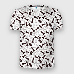 Футболка спортивная мужская Шахматные Фигуры, цвет: 3D-принт