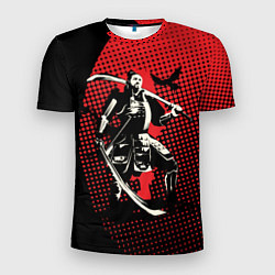 Футболка спортивная мужская Самурай, цвет: 3D-принт