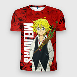 Футболка спортивная мужская Мелиодас, Meliodas, цвет: 3D-принт