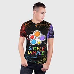 Футболка спортивная мужская SIMPLE DIMPLE ИГРУШКА, цвет: 3D-принт — фото 2