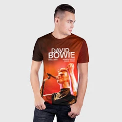 Футболка спортивная мужская Brilliant Live Adventures - David Bowie, цвет: 3D-принт — фото 2