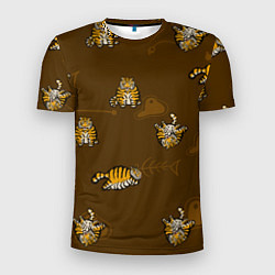 Мужская спорт-футболка Тигрята