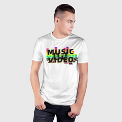 Футболка спортивная мужская Merch - DJ MUSICVIDEO, цвет: 3D-принт — фото 2