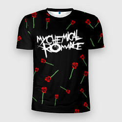 Футболка спортивная мужская MY CHEMICAL ROMANCE РОЗЫ MCR ROSES, цвет: 3D-принт