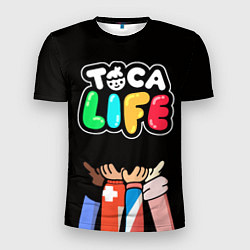 Футболка спортивная мужская Toca Life: Friends, цвет: 3D-принт