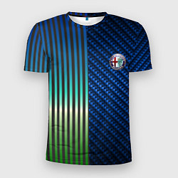 Футболка спортивная мужская Фантазия на тему Alfa-Romeo, цвет: 3D-принт