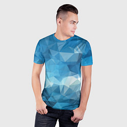 Футболка спортивная мужская Цифровое небо, цвет: 3D-принт — фото 2