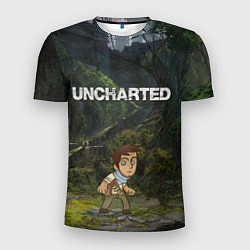 Футболка спортивная мужская Uncharted На картах не значится, цвет: 3D-принт