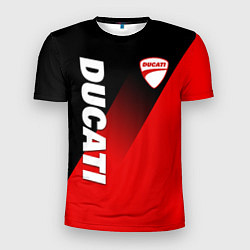 Мужская спорт-футболка DUCATI RED DEVIL MOTOCYCLE