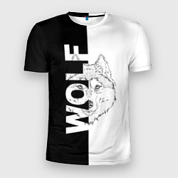 Мужская спорт-футболка WOLF Волк