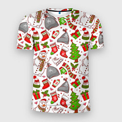 Футболка спортивная мужская Новый Год!, цвет: 3D-принт