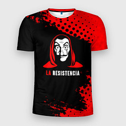 Футболка спортивная мужская La Casa de Papel La Resistencia, цвет: 3D-принт