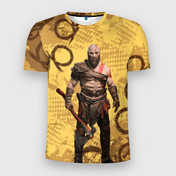Футболка спортивная мужская God of War Kratos Год оф Вар Кратос, цвет: 3D-принт