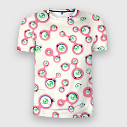 Мужская спорт-футболка Такаси Мураками, Jellyfish Eyes