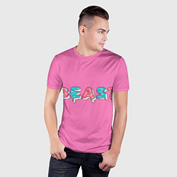 Футболка спортивная мужская Mr Beast Donut Pink edition, цвет: 3D-принт — фото 2