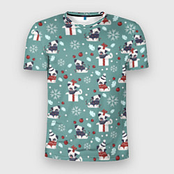Мужская спорт-футболка Веселые Собачки 2022