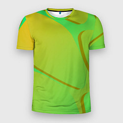 Футболка спортивная мужская Градиентная абстракция, цвет: 3D-принт