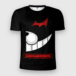Футболка спортивная мужская Черная половина Монокума - Danganronpa, цвет: 3D-принт