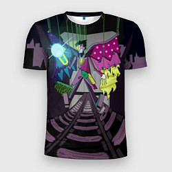 Футболка спортивная мужская Spamton: BIG SHOT ! Deltarune Спамтон, цвет: 3D-принт