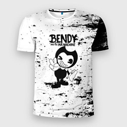 Футболка спортивная мужская Bendy and the ink machine - Black & White, цвет: 3D-принт