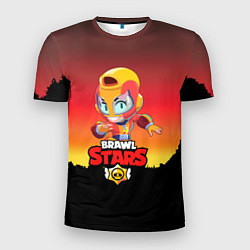 Футболка спортивная мужская Brawl Stars - Max, цвет: 3D-принт