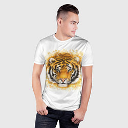 Футболка спортивная мужская Дикий Тигр Wild Tiger, цвет: 3D-принт — фото 2
