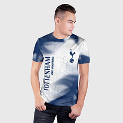 Футболка спортивная мужская TOTTENHAM HOTSPUR Pro Football - Пламя, цвет: 3D-принт — фото 2