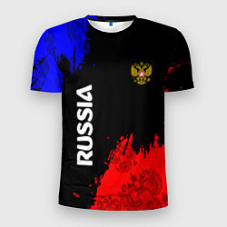 Мужская спорт-футболка Russia Патриот