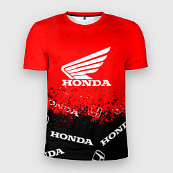 Футболка спортивная мужская Honda sport брызги, цвет: 3D-принт