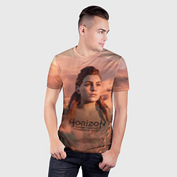 Футболка спортивная мужская Aloy Horizon Forbidden Zero Dawn, цвет: 3D-принт — фото 2