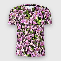 Футболка спортивная мужская Лилии цветут, цвет: 3D-принт