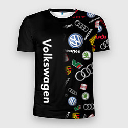 Мужская спорт-футболка Volkswagen Group Half Pattern