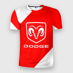 Футболка спортивная мужская Dodge sport, цвет: 3D-принт