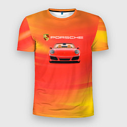 Футболка спортивная мужская Porsche porsche, цвет: 3D-принт