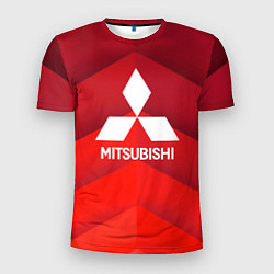 Футболка спортивная мужская Митсубиси mitsubishi, цвет: 3D-принт