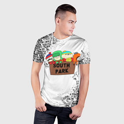 Футболка спортивная мужская Южный парк - персонажи South Park, цвет: 3D-принт — фото 2
