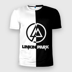 Футболка спортивная мужская Linkin Park ЧБ, цвет: 3D-принт