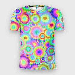 Мужская спорт-футболка Disco-Tie-Dye