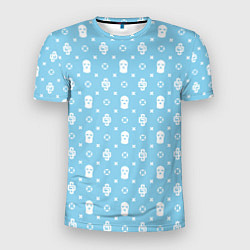 Футболка спортивная мужская Узор Sky Blue Dope Camo Dope Street Market, цвет: 3D-принт