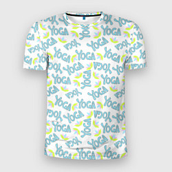 Мужская спорт-футболка YOGA лотос