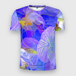 Футболка спортивная мужская Fashion flowers pattern, цвет: 3D-принт