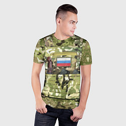Футболка спортивная мужская Бронежилет с боекомплектом, цвет: 3D-принт — фото 2