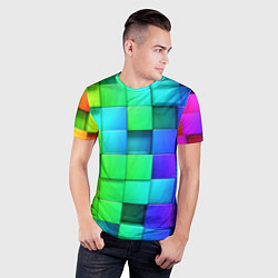 Футболка спортивная мужская Color geometrics pattern Vanguard, цвет: 3D-принт — фото 2