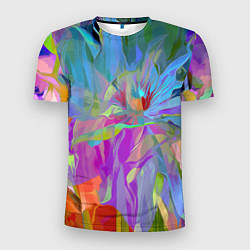 Футболка спортивная мужская Abstract color pattern Summer 2022, цвет: 3D-принт