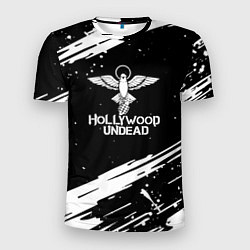 Футболка спортивная мужская Hollywood undead logo, цвет: 3D-принт
