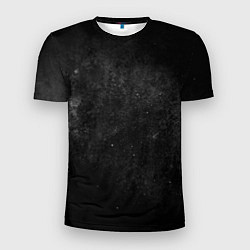 Мужская спорт-футболка Черный космос black space