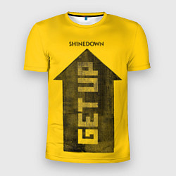 Футболка спортивная мужская Shinedown - GET UP, цвет: 3D-принт